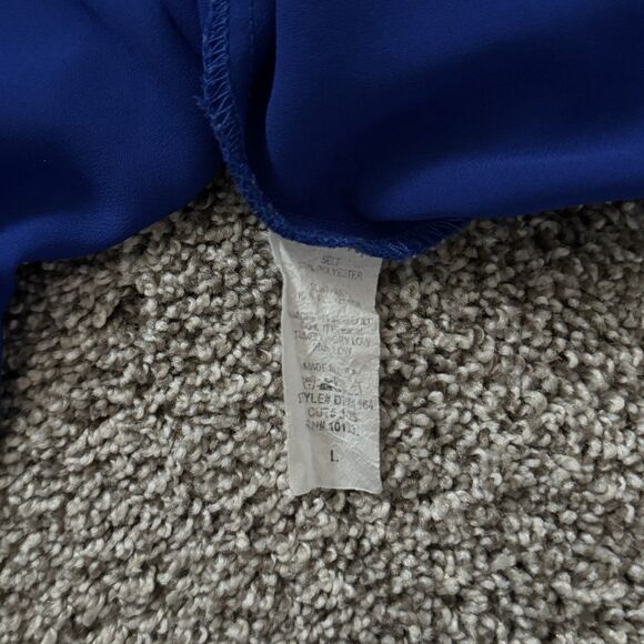 Charlotte Russe Crochet Lace Detail Dressy Tank Blouse Sleeveless Size Large - Picture 5 of 9